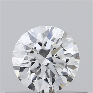 Picture of Natural Diamond 0.40 Carats, Round with Excellent Cut, E Color, I1 Clarity and Certified by IGI