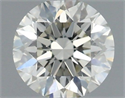 Natural Diamond 0.47 Carats, Round with Excellent Cut, J Color, VS2 Clarity and Certified by IGI