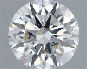 Foto Diamante Natural 0.41 quilates, Redondo , Color F, claridad SI1 y certificado IGI de