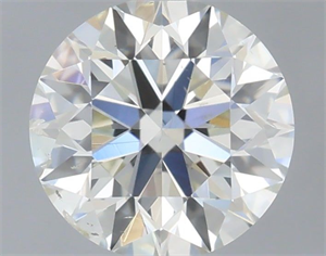 Picture of Natural Diamond 0.51 Carats, Round with Excellent Cut, I Color, SI1 Clarity and Certified by IGI