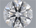 Natural Diamond 0.40 Carats, Round with Excellent Cut, G Color, SI2 Clarity and Certified by IGI