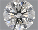 Natural Diamond 0.40 Carats, Round with Excellent Cut, I Color, I1 Clarity and Certified by IGI