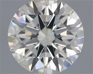 Picture of Natural Diamond 0.50 Carats, Round with Excellent Cut, I Color, SI1 Clarity and Certified by IGI
