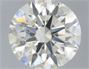 Natural Diamond 0.51 Carats, Round with Excellent Cut, I Color, SI1 Clarity and Certified by IGI