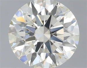 Picture of Natural Diamond 0.51 Carats, Round with Excellent Cut, I Color, SI1 Clarity and Certified by IGI