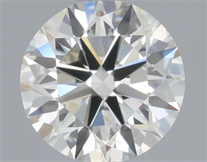 Picture of Natural Diamond 0.54 Carats, Round with Excellent Cut, I Color, SI1 Clarity and Certified by IGI
