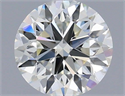 Natural Diamond 0.50 Carats, Round with Very Good Cut, K Color, VS2 Clarity and Certified by GIA