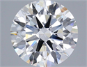 Lab Grown Diamond 3.53 Carats, Round with Excellent Cut, E Color, VVS2 Clarity and Certified by IGI