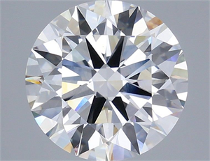 Picture of Lab Grown Diamond 3.53 Carats, Round with Excellent Cut, E Color, VVS2 Clarity and Certified by IGI