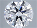 Lab Grown Diamond 3.55 Carats, Round with Ideal Cut, E Color, VVS2 Clarity and Certified by IGI