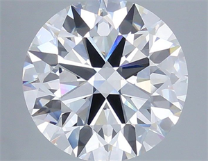 Picture of Lab Grown Diamond 3.55 Carats, Round with Ideal Cut, E Color, VVS2 Clarity and Certified by IGI