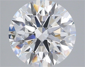 Picture of Lab Grown Diamond 3.56 Carats, Round with Ideal Cut, E Color, VVS2 Clarity and Certified by IGI