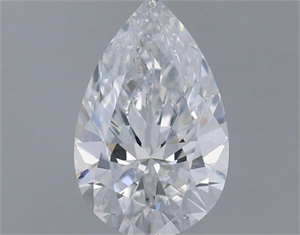 Picture of Natural Diamond 0.72 Carats, Pear with  Cut, D Color, SI1 Clarity and Certified by GIA