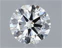 Natural Diamond 0.40 Carats, Round with Very Good Cut, H Color, VVS2 Clarity and Certified by GIA