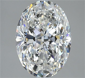 Foto Diamante Natural 3.01 quilates, Ovalado , Color H, claridad SI2 y certificado GIA de