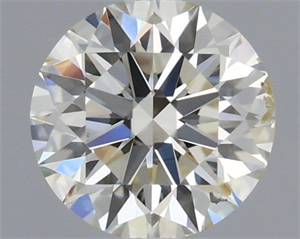 Picture of Natural Diamond 0.47 Carats, Round with Excellent Cut, I Color, SI2 Clarity and Certified by IGI