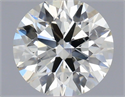 Natural Diamond 0.51 Carats, Round with Excellent Cut, I Color, SI1 Clarity and Certified by IGI