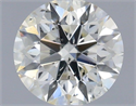 Natural Diamond 0.59 Carats, Round with Excellent Cut, I Color, SI2 Clarity and Certified by IGI
