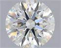 Natural Diamond 0.52 Carats, Round with Excellent Cut, I Color, SI2 Clarity and Certified by IGI