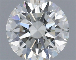 Picture of Natural Diamond 0.40 Carats, Round with Excellent Cut, H Color, VS2 Clarity and Certified by IGI