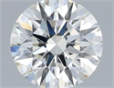 Natural Diamond 0.41 Carats, Round with Excellent Cut, H Color, VS2 Clarity and Certified by IGI