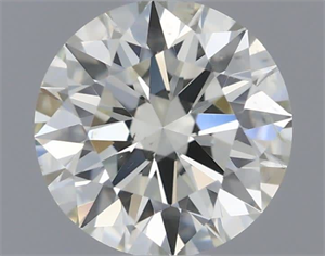 Picture of Natural Diamond 0.46 Carats, Round with Excellent Cut, L Color, SI1 Clarity and Certified by IGI