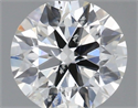 Natural Diamond 0.40 Carats, Round with Excellent Cut, G Color, SI2 Clarity and Certified by IGI