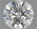 Natural Diamond 0.40 Carats, Round with Excellent Cut, H Color, VS2 Clarity and Certified by IGI