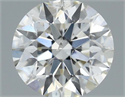 Natural Diamond 0.54 Carats, Round with Excellent Cut, G Color, SI2 Clarity and Certified by IGI