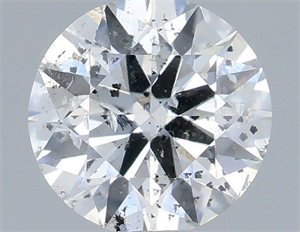 Picture of Natural Diamond 0.43 Carats, Round with Excellent Cut, E Color, I1 Clarity and Certified by IGI