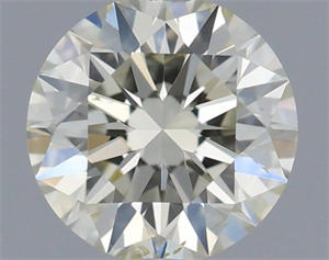 Picture of Natural Diamond 0.47 Carats, Round with Excellent Cut, K Color, SI1 Clarity and Certified by IGI