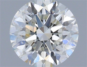 Picture of Natural Diamond 0.46 Carats, Round with Excellent Cut, H Color, SI2 Clarity and Certified by IGI