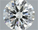 Natural Diamond 0.40 Carats, Round with Excellent Cut, I Color, SI1 Clarity and Certified by IGI