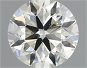 Natural Diamond 0.40 Carats, Round with Excellent Cut, H Color, VS2 Clarity and Certified by IGI