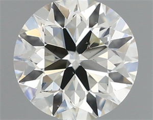 Picture of Natural Diamond 0.40 Carats, Round with Excellent Cut, H Color, VS2 Clarity and Certified by IGI