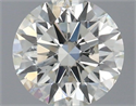 Natural Diamond 0.40 Carats, Round with Excellent Cut, I Color, SI1 Clarity and Certified by IGI