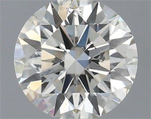 Picture of Natural Diamond 0.40 Carats, Round with Excellent Cut, I Color, SI1 Clarity and Certified by IGI