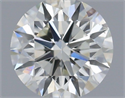 Natural Diamond 0.50 Carats, Round with Excellent Cut, H Color, SI1 Clarity and Certified by IGI