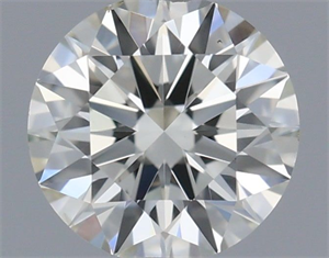 Picture of Natural Diamond 0.43 Carats, Round with Excellent Cut, H Color, VS2 Clarity and Certified by IGI