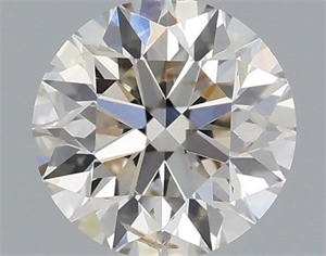 Picture of Natural Diamond 0.41 Carats, Round with Excellent Cut, J Color, SI2 Clarity and Certified by IGI