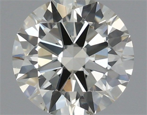 Picture of Natural Diamond 0.40 Carats, Round with Excellent Cut, K Color, VS2 Clarity and Certified by IGI
