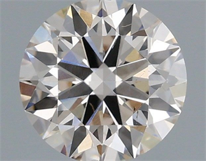 Picture of Natural Diamond 0.50 Carats, Round with Excellent Cut, L Color, VS2 Clarity and Certified by IGI