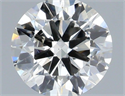 Natural Diamond 0.43 Carats, Round with Excellent Cut, H Color, SI2 Clarity and Certified by IGI