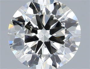 Picture of Natural Diamond 0.43 Carats, Round with Excellent Cut, H Color, SI2 Clarity and Certified by IGI