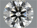 Natural Diamond 0.46 Carats, Round with Excellent Cut, I Color, SI2 Clarity and Certified by IGI