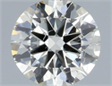 Natural Diamond 0.40 Carats, Round with Excellent Cut, I Color, SI1 Clarity and Certified by IGI
