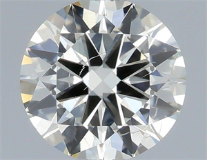 Picture of Natural Diamond 0.40 Carats, Round with Excellent Cut, I Color, SI1 Clarity and Certified by IGI