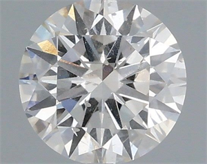 Picture of Natural Diamond 0.50 Carats, Round with Excellent Cut, I Color, SI2 Clarity and Certified by IGI