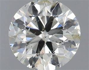 Picture of Natural Diamond 0.50 Carats, Round with Excellent Cut, J Color, SI2 Clarity and Certified by IGI