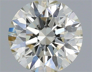 Picture of Natural Diamond 0.50 Carats, Round with Excellent Cut, J Color, SI2 Clarity and Certified by IGI